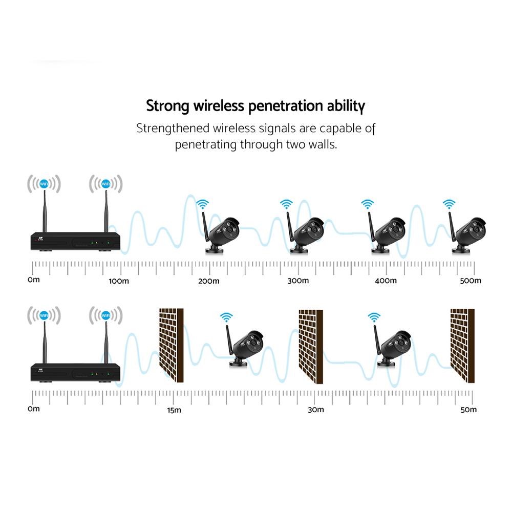 UL-tech CCTV Wireless Security Camera System 8CH Home Outdoor WIFI 4