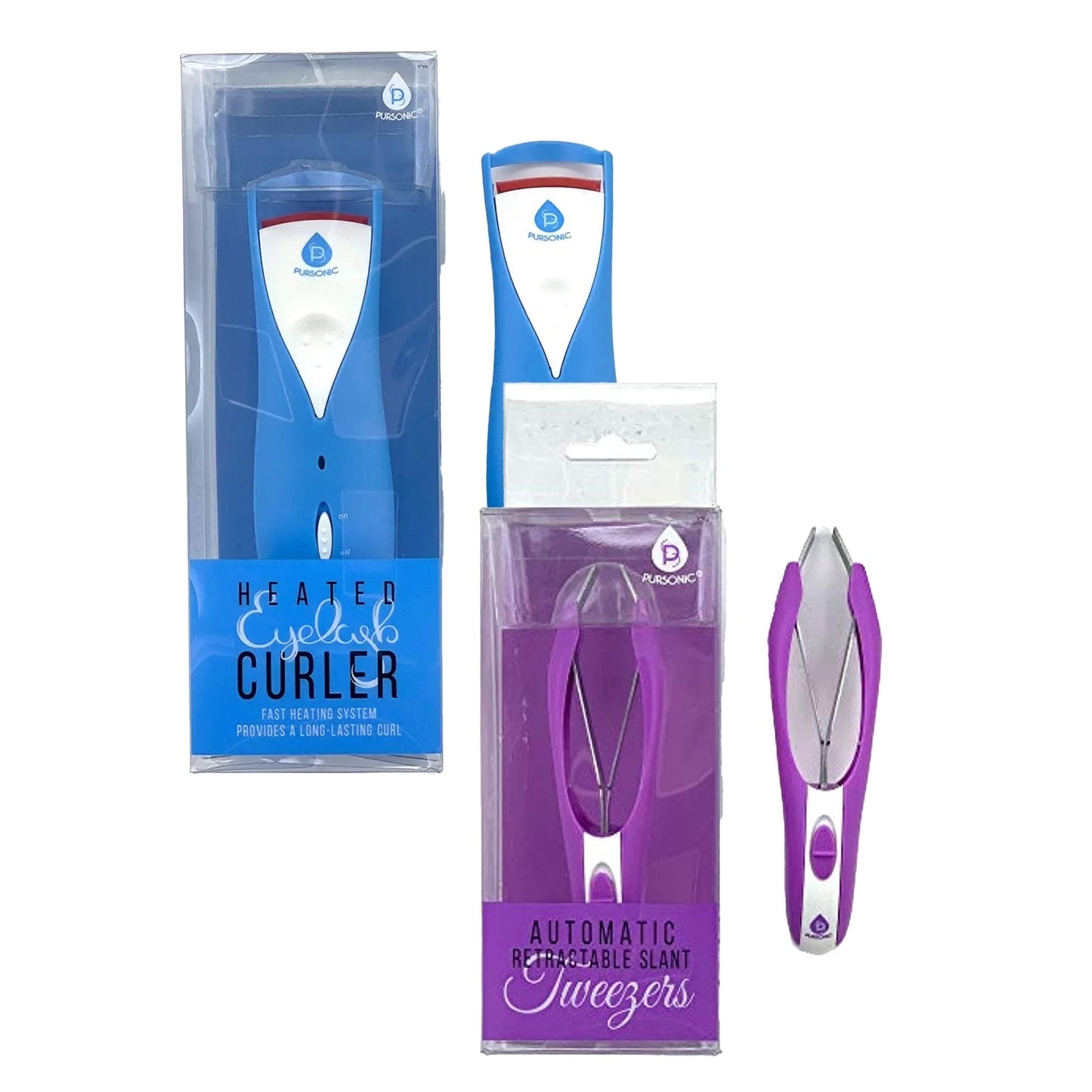 Beauty Essentials Bundle: Heated Eyelash Curler and Automatic