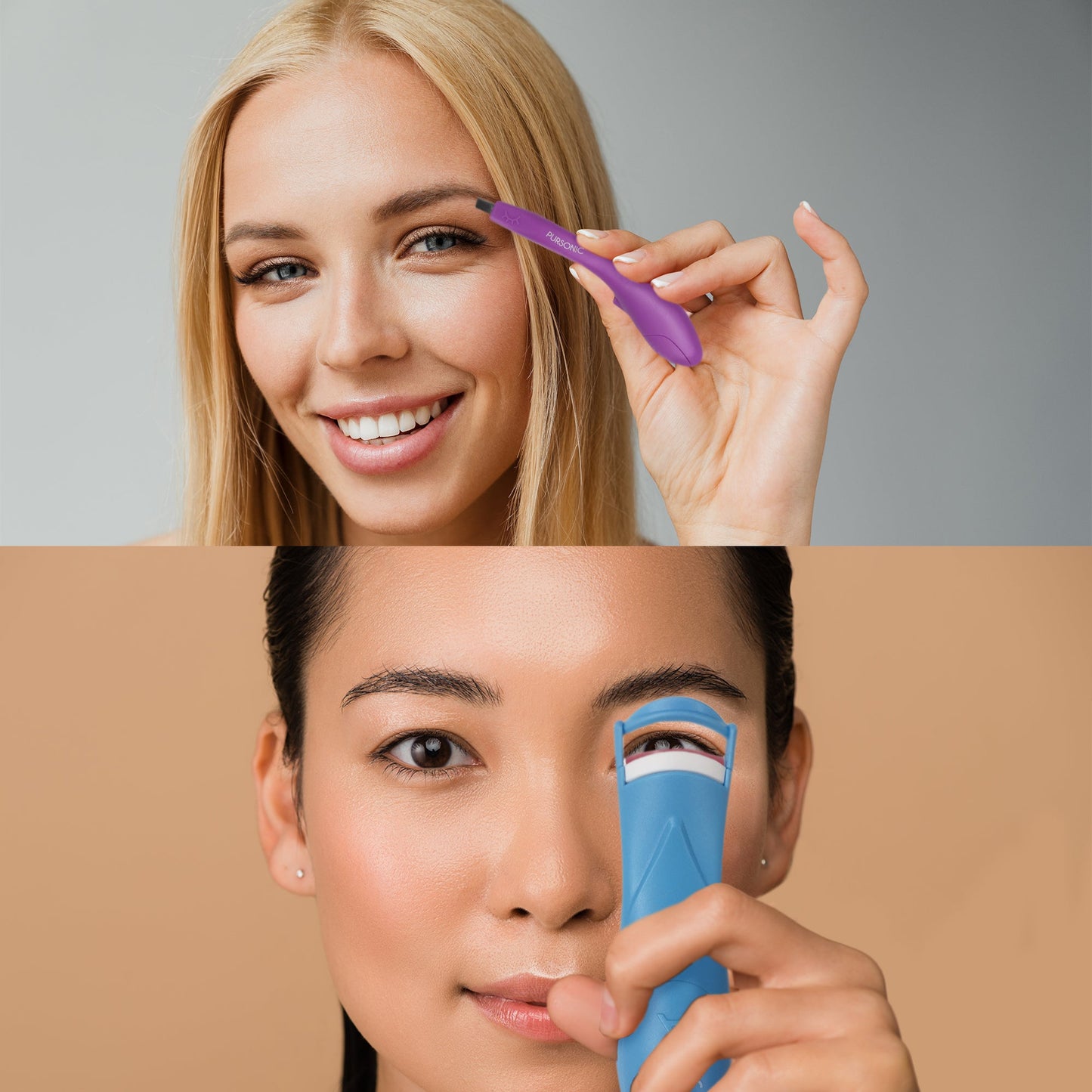 Beauty Essentials Bundle: Heated Eyelash Curler and Automatic