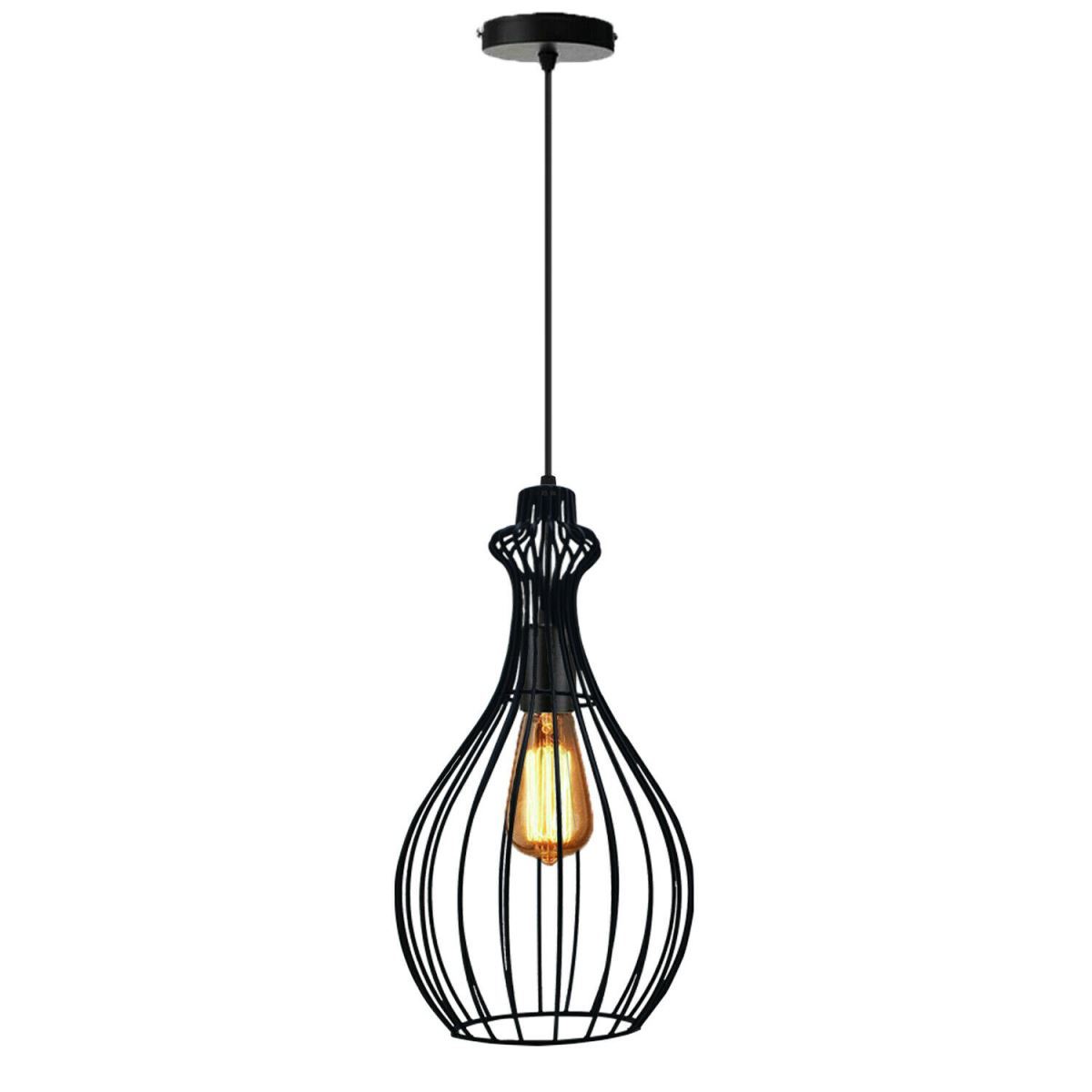Ceiling Pendant Light Industrial Retro Vintage Pendant Black Color Main image