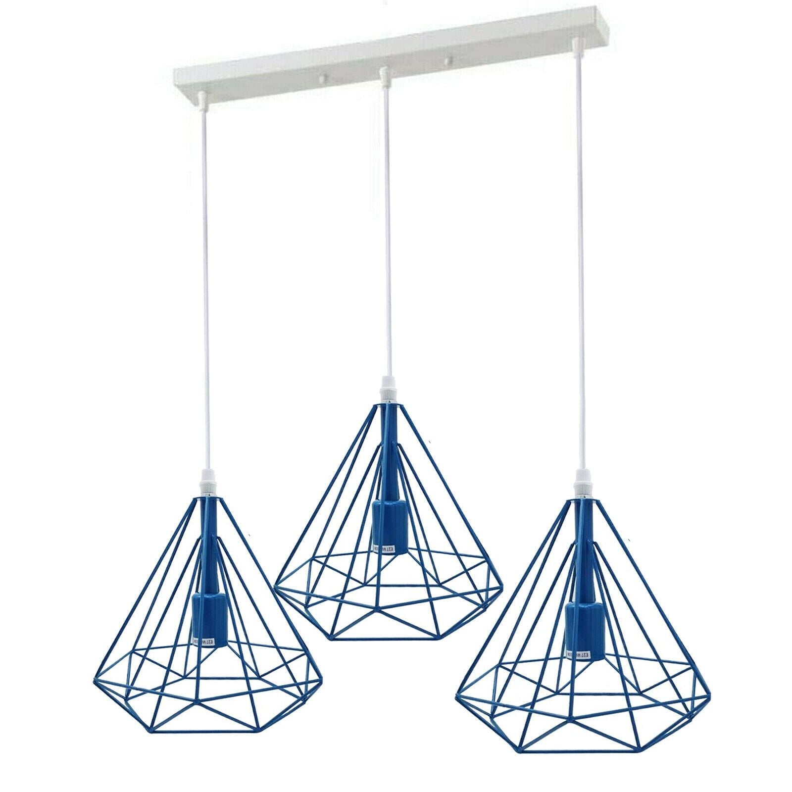 Diamond Cage 3 Head Pendant Lights ~1805 Secondary image