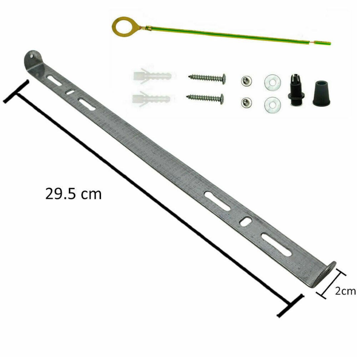 295mm Ceiling rose Light Fixing strap brace bracket Plate with