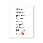 Christmas Definition Print Wall Art Canvas
