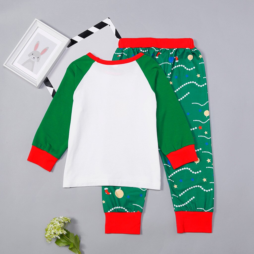 Christmas Pajamas Clothes Set Children Clothes