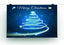 Christmas Blue Tree Canvas Print or Poster