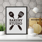 Cooking With Love Kitchen Quote Wall Art Prints