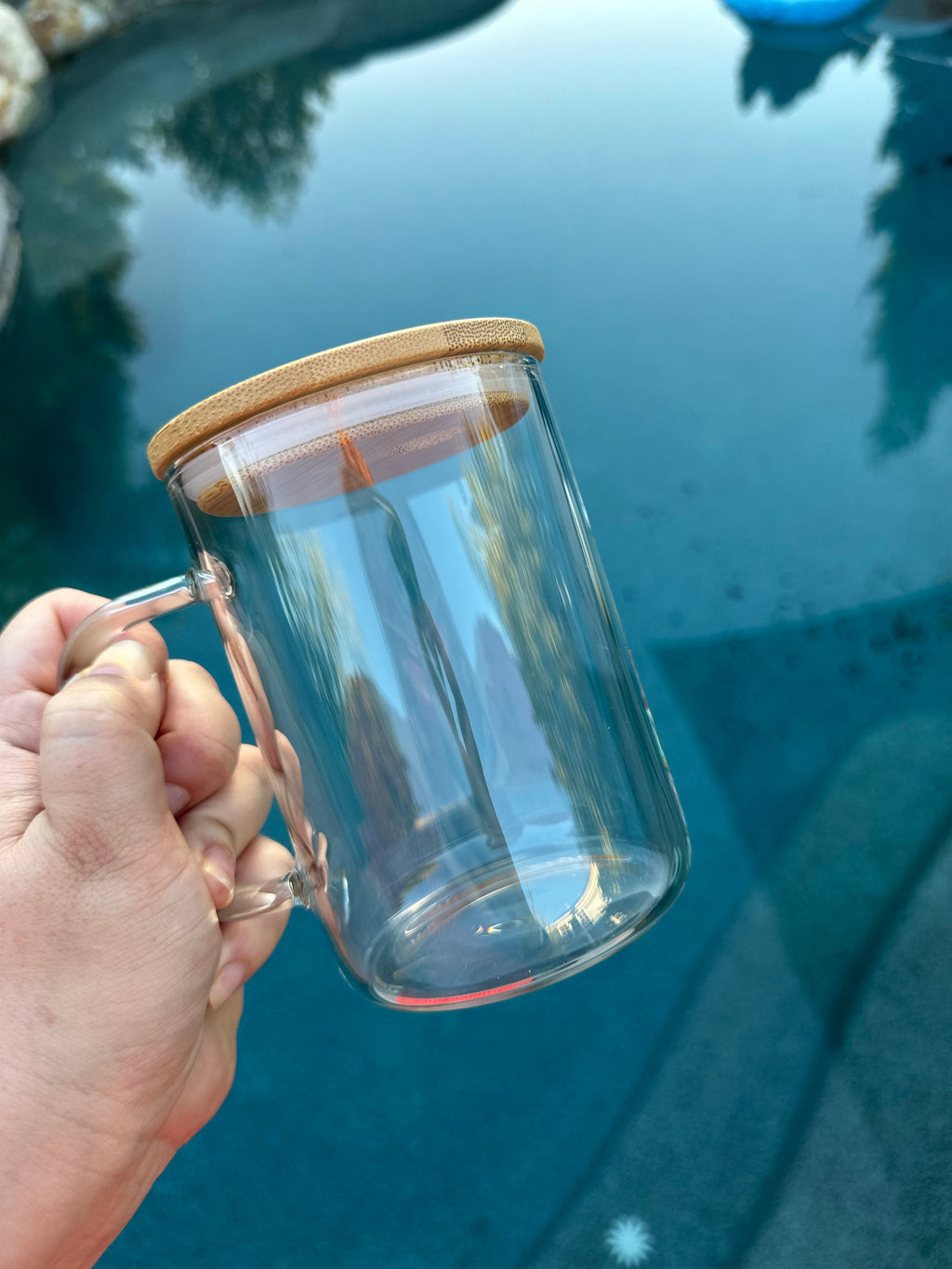 Sublimation Glass Coffee Mug 15oz