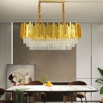 Luxury Living Room Gold Large Crystal Chandelier~4117
