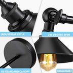 Black Dining Room Wall light &Wall Sconce | 2 Pack ~3563