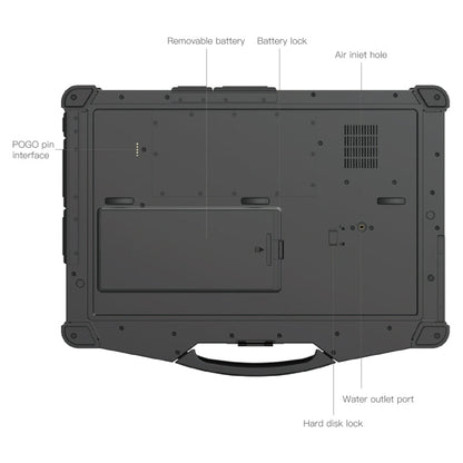 CENAVA EM-X15T Rugged Laptop, 16GB+256GB, 15.6 inch Windows11 Intel