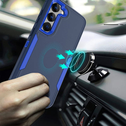 For Samsung Galaxy S23+ 5G 2 in 1 Magnetic PC + TPU Phone Case(Black)