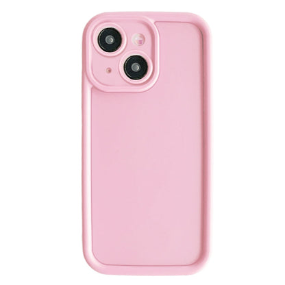 For iPhone 15 Plus Fine Hole Shockproof Frame Frosted TPU Phone