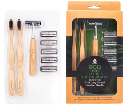 Eco Friendly Razor & Toothbrushes Combo Pack Main image
