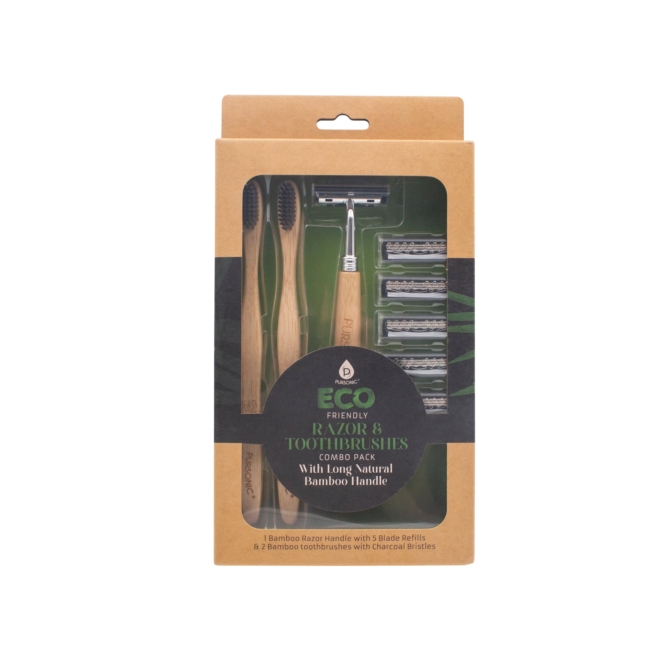 Eco Friendly Razor & Toothbrushes Combo Pack Secondary image