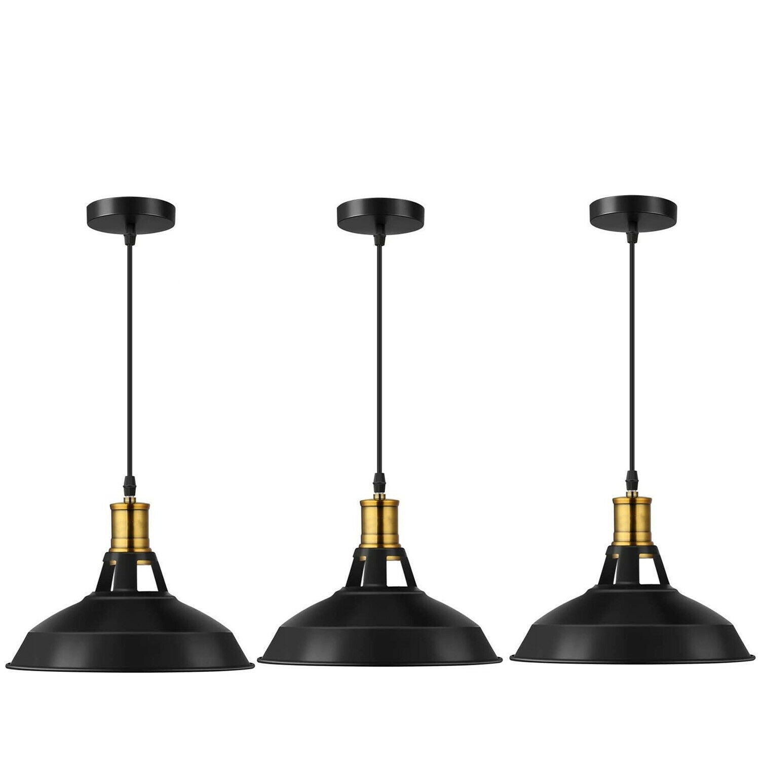 Stylish Kitchen Island Pendant Light Metal UK ~3579 Main image