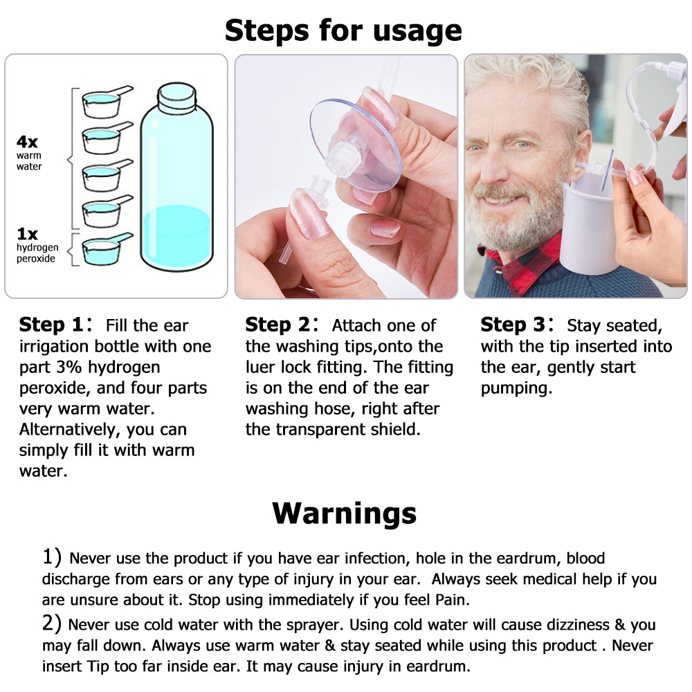 Ear Irrigation Cleaning Kit Ear Wax Removal Kit