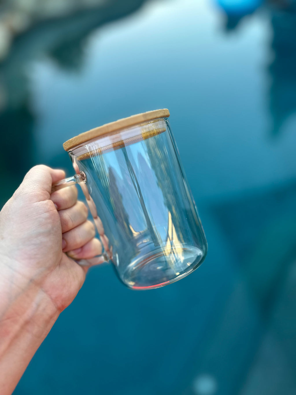 Sublimation Glass Coffee Mug 15oz