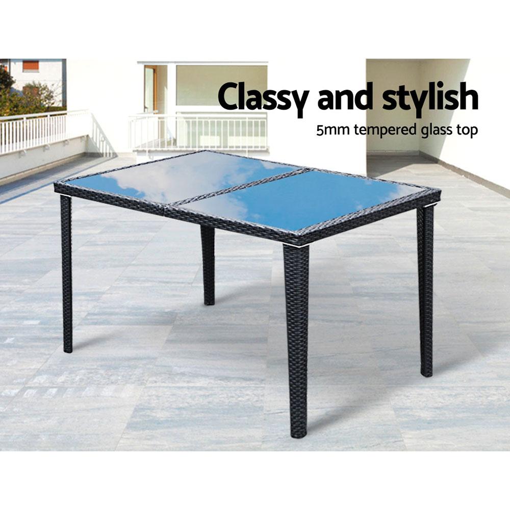 Gardeon Outdoor Furniture 7pcs Dining Set Secondary image