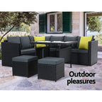 Gardeon Outdoor Furniture Patio Set Dining Sofa Table Chair Lounge