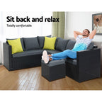 Gardeon Outdoor Furniture Patio Set Dining Sofa Table Chair Lounge