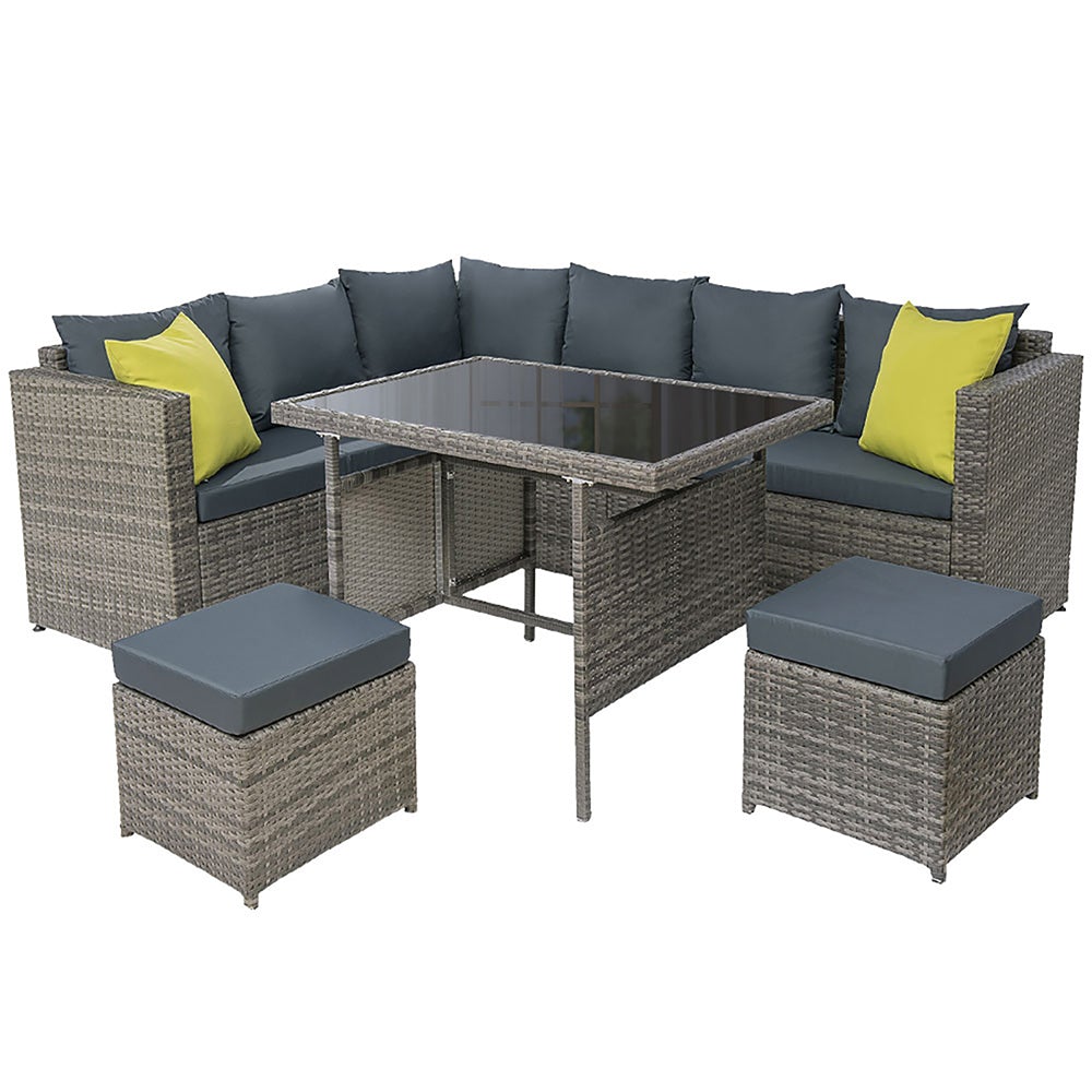 Gardeon Outdoor Furniture Patio Set Dining Sofa Table Chair Lounge Main image