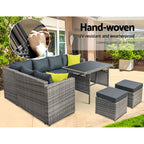 Gardeon Outdoor Furniture Patio Set Dining Sofa Table Chair Lounge