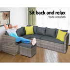Gardeon Outdoor Furniture Patio Set Dining Sofa Table Chair Lounge