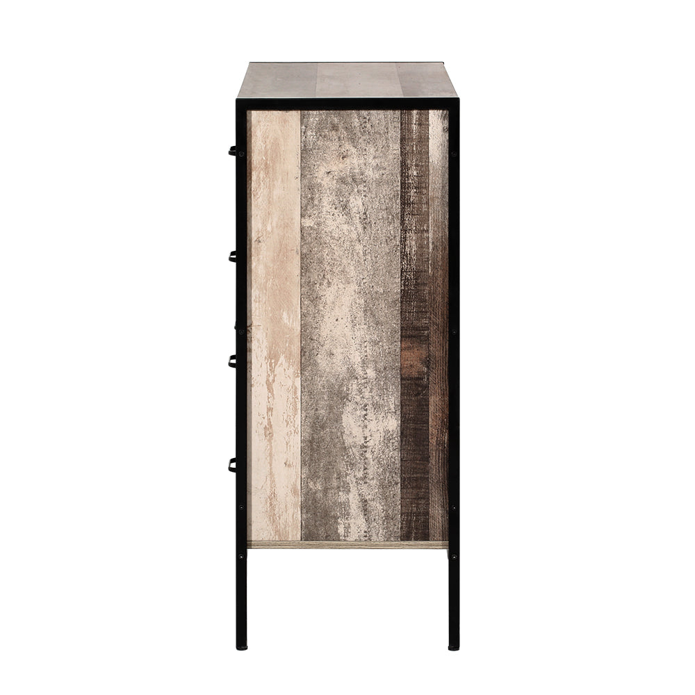 Artiss Chest of Drawers Tallboy Dresser Storage Cabinet Industrial