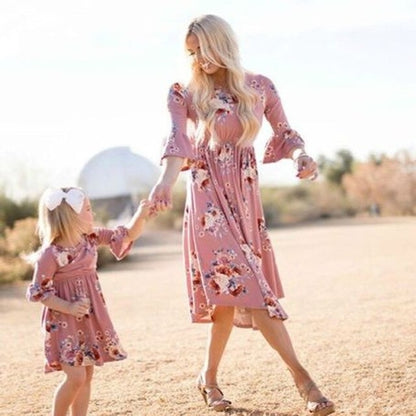 Family Mother and Daughter Matching Clothes