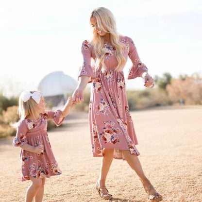 Family Mother and Daughter Matching Clothes