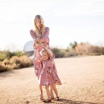 Family Mother and Daughter Matching Clothes