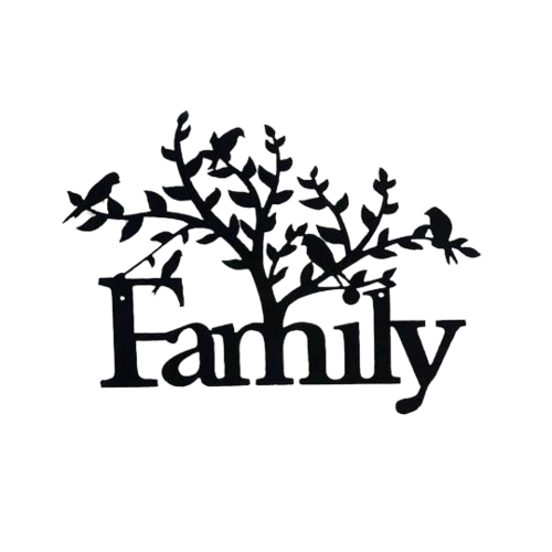 Family Tree - Metal Wall Art