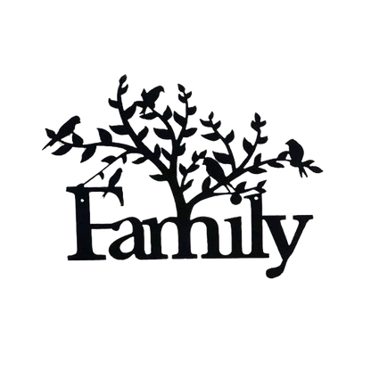 Family Tree - Metal Wall Art