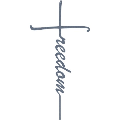 Freedom Cross - Metal Wall Art
