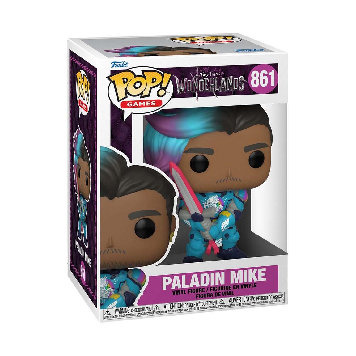 Funko POP! Games: Tiny Tina's Wonderlands Paladin Mike 4.5-in Vinyl Secondary image