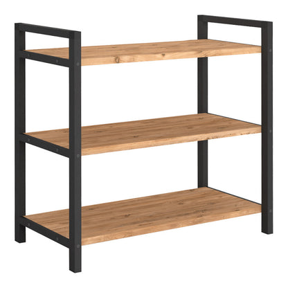 Shoe Rack UTILE 9 pairs Black - Pine Oak