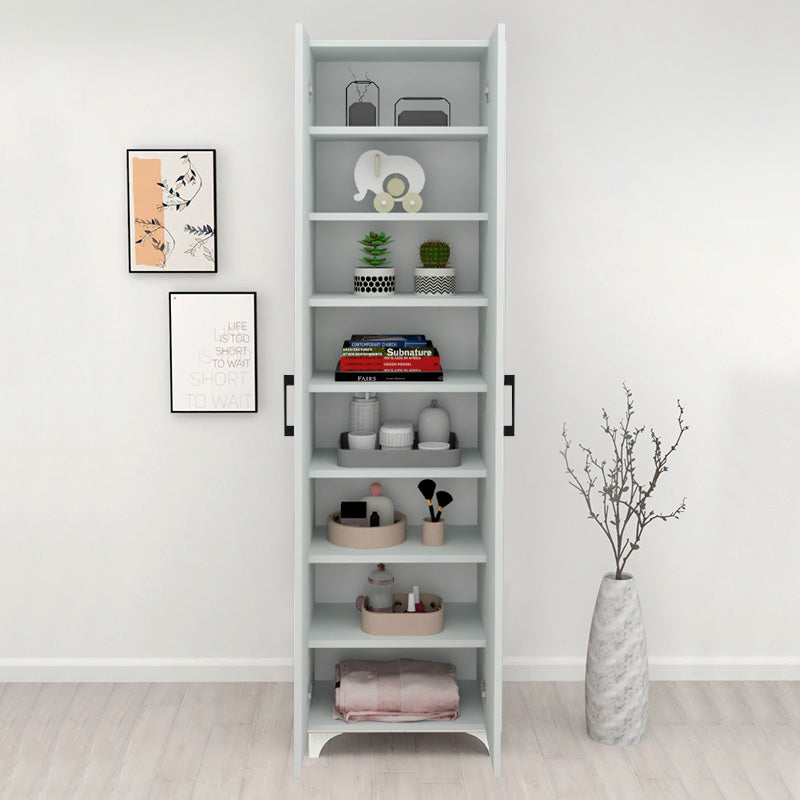 Shoe Rack CARLEN White 49x32x178cm