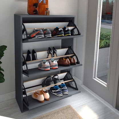 Shoe Rack PARTIA18 pairs Anthracite