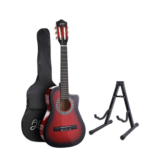 Alpha 34" Inch Guitar Classical Acoustic Cutaway Wooden Ideal Kids