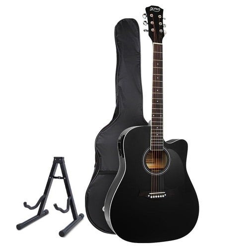 Alpha 41" Inch Electric Acoustic Guitar Wooden Classical Full Size EQ