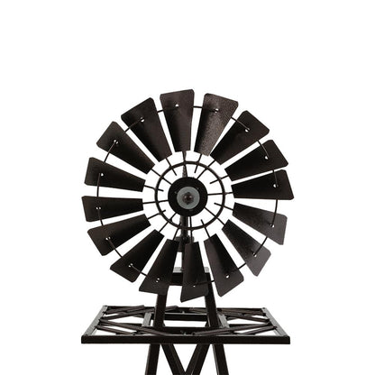 Garden Windmill 160cm Metal Ornaments Outdoor Decor Ornamental Wind