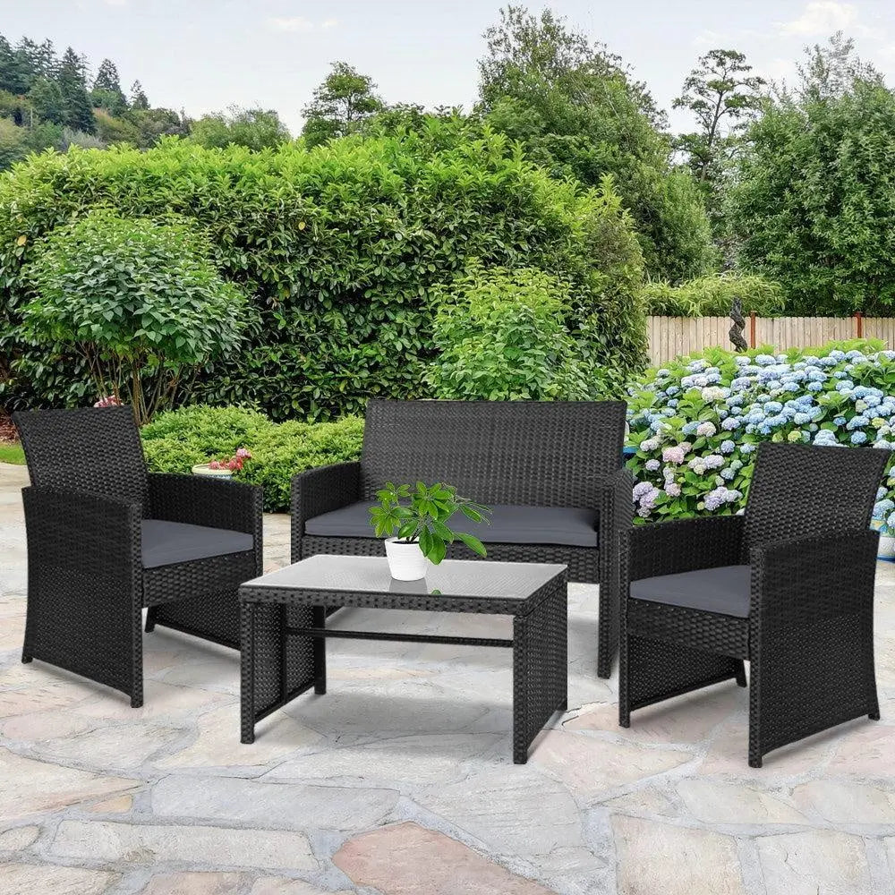 Gardeon Garden Furniture Outdoor Lounge Setting Wicker Sofa Set