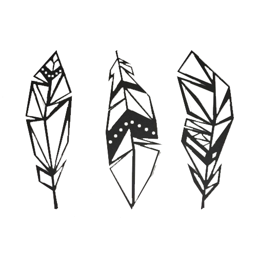 Feathers - Metal Wall Art