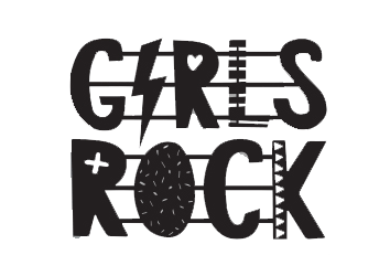 Girls Rock - Metal Wall Art