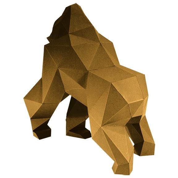 Gorilla 3D Model - Gold Limited Edition