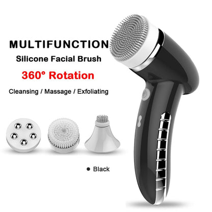4 In 1 Electric Women Safe Wash Facial Cleansing Brush IPX6 USB Female