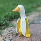Banana Duck Art Statue, Garden Yard Outdoor Decor, Cute Funny