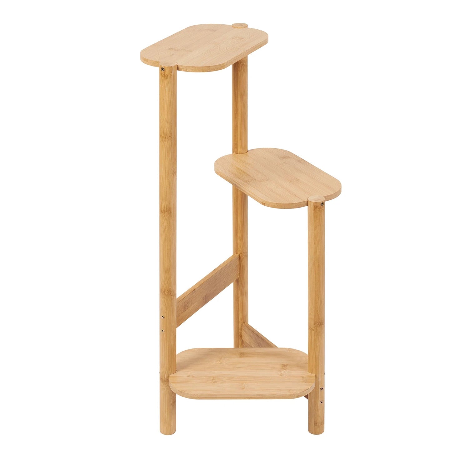 3-Tier Bamboo Plant Stands Indoor, Plant Stand Holder, Corner Plant