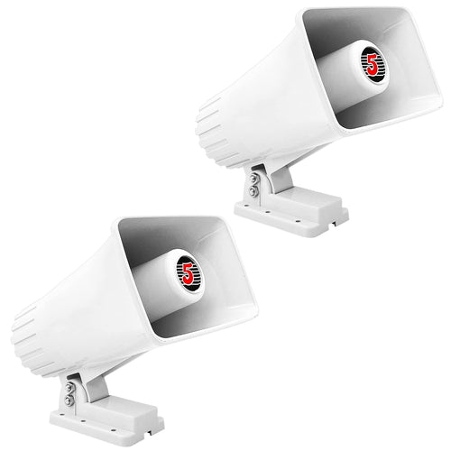 5Core Indoor Outdoor PA Horn Speaker 6 x 4 Inch Loud PA System 8Ohm