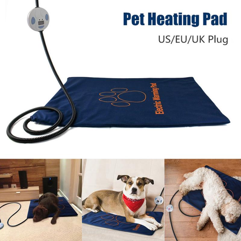 45×60cm Pet Electric Heating Pad Blanket Pet Dog Cat Winter Warmer Pad